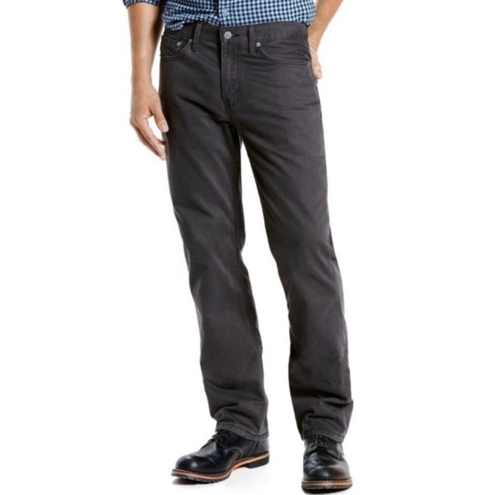 EUC Men's LEVI'S 514™ Straight Fit Jeans Graphite Twill Jeans | Size‎ 36 X 30
